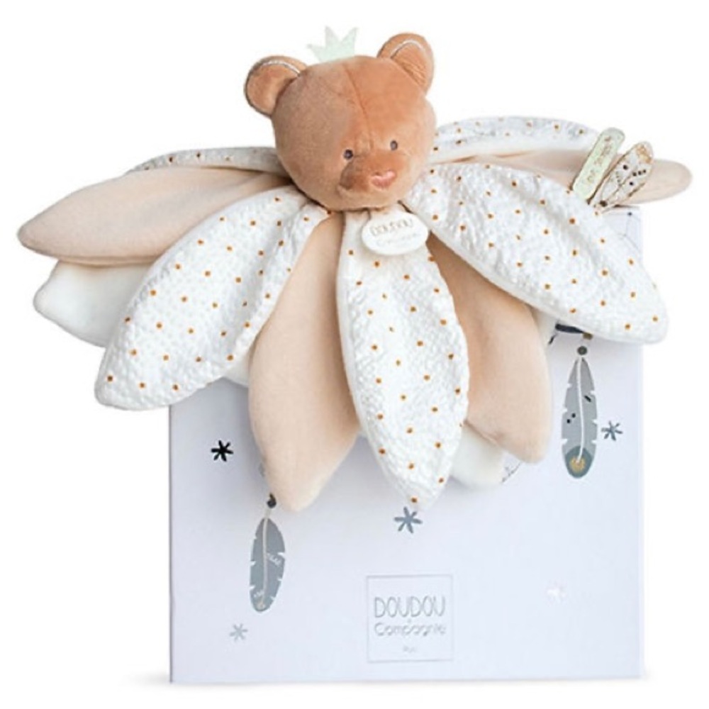 DOUDOU ET COMPAGNIE - Dream Catcher Bear Lovey Comforter with Box- NWT